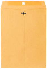 Mead Letter Size Mailing Envelopes, Clasp Closure, All-Purpose 32-lb Paper, 9" X 12", Brown Manila Kraft Envelope, 100 per Pack (CO790)